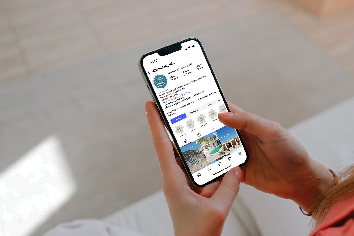 Villa Contact Ibiza Services Marketing